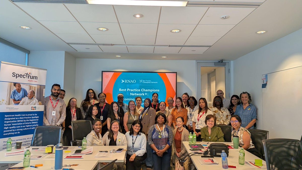 SRutherfordRNAO's tweet photo. Such an amazing @RNAO Best Practice
Champions workshop today! I had so much fun facilitating with @Spectrum_HC #BPSO lead, Dina! @JanetCheeRNAO @DorisGrinspun @CMedeirosRN https://t.co/4rhCf9ULyu