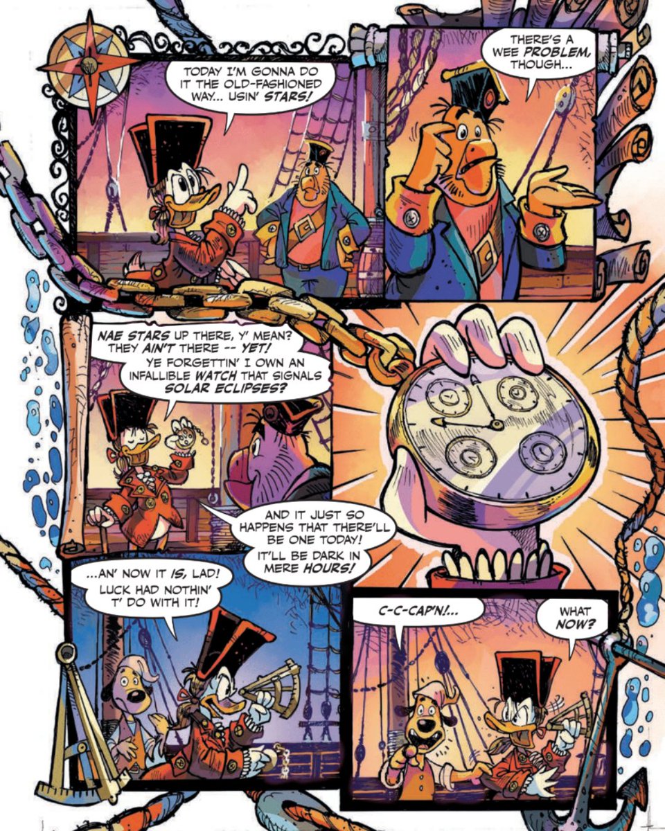fantagraphics's tweet photo. Now, for the first time, Scrooge presents (and co-stars in!) adventures starring his epic ancestors, created by fan-favorite international comics talents: Uncle Scrooge: Clan McDuck Stories and Glories is out 8/11! https://t.co/sPolDzhmLz https://t.co/CZ2Mnpm9Yi