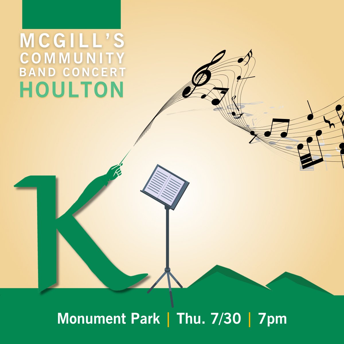 KatahdinTrust's tweet photo. 🎶 Join us tonight at Memorial Park in Houlton for a special performance by McGill's Community Band, sponsored by Katahdin Trust! The concert begins at 7:00 p.m., and our Houlton team will be on hand with a special treat you won't want to miss!💚 https://t.co/UpTfK4OzF5