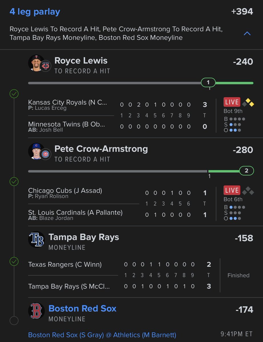 SGP_Vick's tweet photo. REDSOX ML &amp; @OnlyFansDuels cashes us out again!!!!

We been putting .20U on all 3 plays than .10U On the combined play

.20U ➡️ .99U 👀

which gives us another win if REDSOX can cash https://t.co/HkqQoHJrjZ