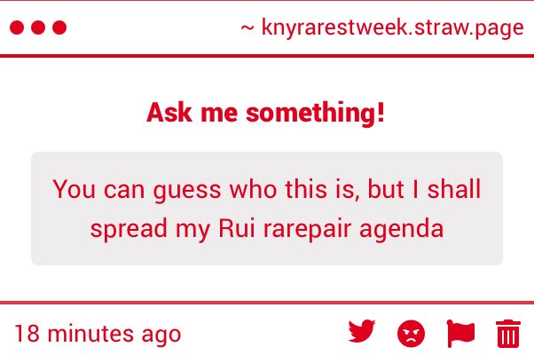 KNYRarestWeek's tweet photo. Yes spread the little spiderling around. Spread the agenda. https://t.co/g4lEfYTJqE
