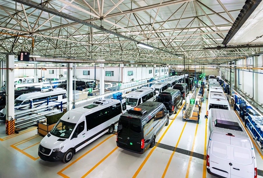 FishwickDavid's tweet photo. We’re building buses! Our new Mercedes Minicoaches are now built and ready to go. We are the largest supplier of minibuses in the country, and our HQ is based in Lancashire
#DaveFishwick https://t.co/ssW1jGk4HH
