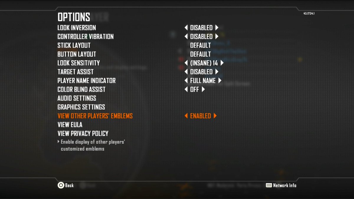 Ettni_'s tweet photo. New gens can't deal with the bo2 emblems in 2026 so they added this setting. GGs 2013-2026 https://t.co/sIA5OWlJtn