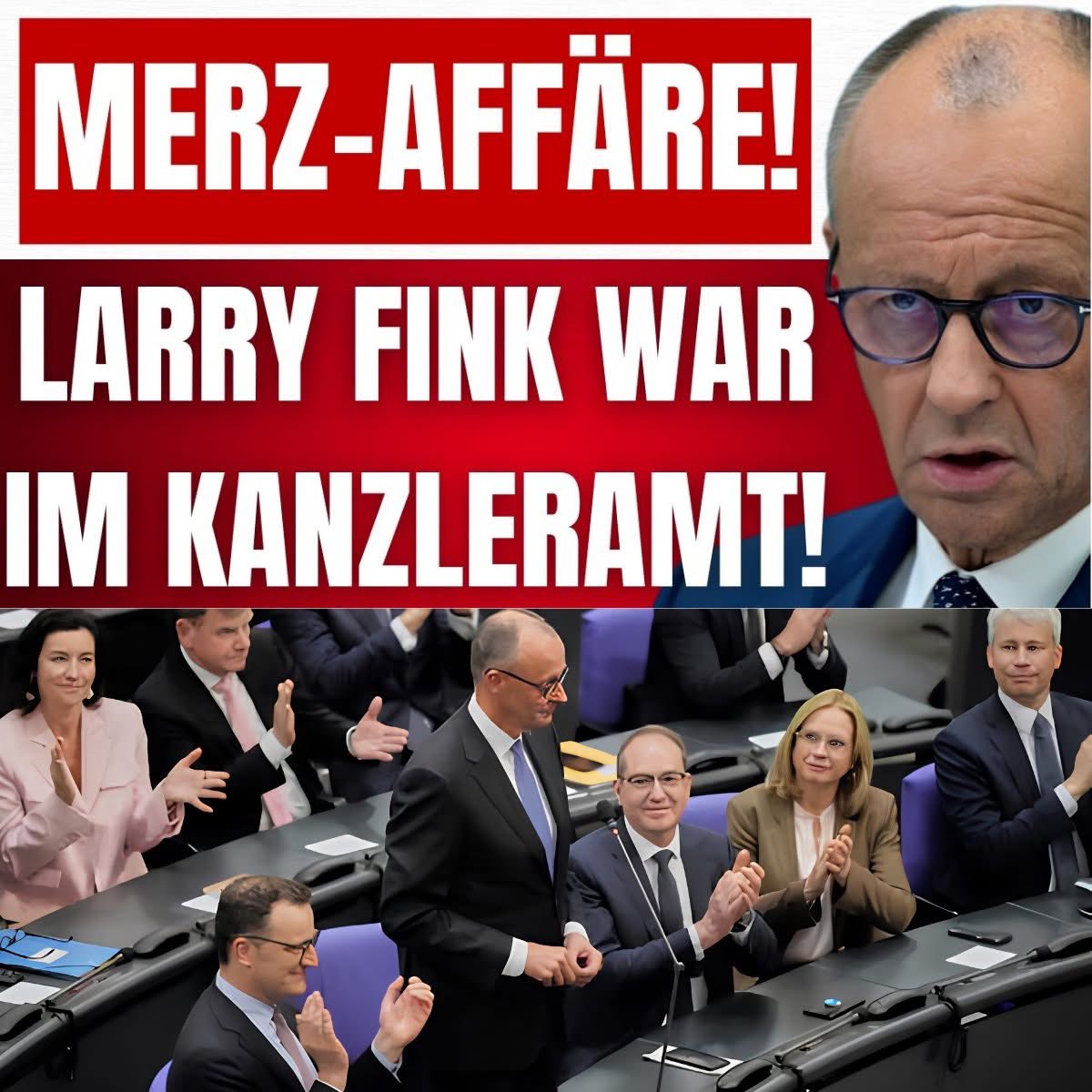 RealSHIRA's tweet photo. 🚨 BLACKROCK-BEBEN: Geheimes Kanzleramt-Treffen bringt Friedrich Merz massiv unter Druck! 💥🇩🇪

Die Wirtschaft kracht, die Jobs verschwinden – und der Kanzler trifft sich heimlich mit seinem alten Arbeitgeber. Zufall? Von wegen.

Während Deutschlands Industrie Monat für Monat 15.000 Arbeitsplätze verliert und Unternehmen wie BMW, VW und Mercedes ihre Produktion ins Ausland verlagern, rückt plötzlich ein geheimes Treffen zwischen BlackRock-Chef Larry Fink und Bundeskanzler Friedrich Merz in den Mittelpunkt der Debatte. Die Frage, die sich jeder Bürger stellen muss: Wessen Interessen vertritt Merz eigentlich – die der Deutschen oder die seiner früheren Arbeitgeber?

Die Fakten, die keiner hören will:

· Merz war von 2016 bis 2020 Aufsichtsratschef von BlackRock Deutschland – dem größten Vermögensverwalter der Welt.
· Er arrangierte persönlich Treffen zwischen BlackRock-Chef Larry Fink und deutschen Finanzministern.
· Die Industrie bricht ein: Allein im vergangenen Jahr gingen 177.000 Industriearbeitsplätze verloren. Die Autoindustrie verlor 52.000 Jobs, der Maschinenbau 28.000.
· Die Kritik an Merz reißt nicht ab – sogar in den eigenen Reihen. Sein Umgang mit der Krise wirkt zunehmend hilflos.

Und jetzt das: Ein geheimes Treffen im Kanzleramt mit BlackRock-Chef Larry Fink. Während die deutsche Wirtschaft in den Abgrund stürzt, sucht der Kanzler offenbar den Rat seines früheren Arbeitgebers – nicht den der Arbeitnehmer, nicht den der Unternehmer, sondern den der globalen Finanzelite.

Die selbsternannte "Macher-Partei" entpuppt sich als Marionette der Finanzmärkte. Merz hat nicht nur die Interessen der Bürger verraten – er hat sie längst an BlackRock verkauft.

Das ist der größte Interessenkonflikt der letzten Jahre. Und wer wegguckt, macht sich zum Komplizen.

#BlackRock #FriedrichMerz #Interessenkonflikt #Industrieabbau #Arbeitsplatzverlust #CDU #LarryFink #Kanzleramt #Systemversagen #Wirtschaftskrise #Aufklärung