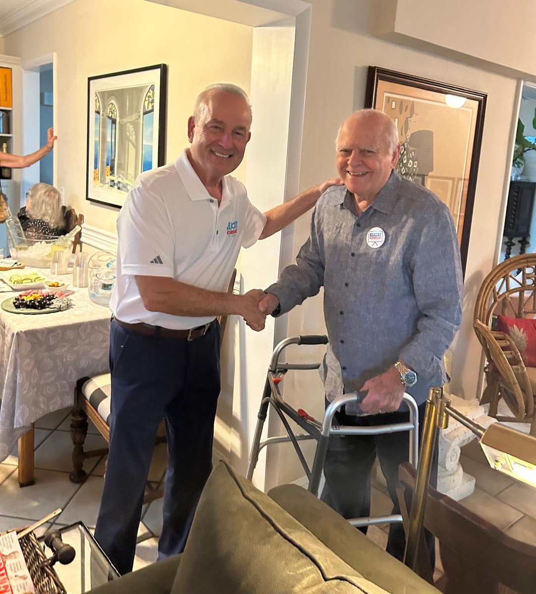 ERodforCongress's tweet photo. Every day I hear the same message: it’s time for new leadership. We can defeat María Elvira Salazar, but first we must win the Democratic primary.

Vote by August 18. Thank you to everyone who joined us and to our volunteers for your hard work. https://t.co/U9kpoFJNa1