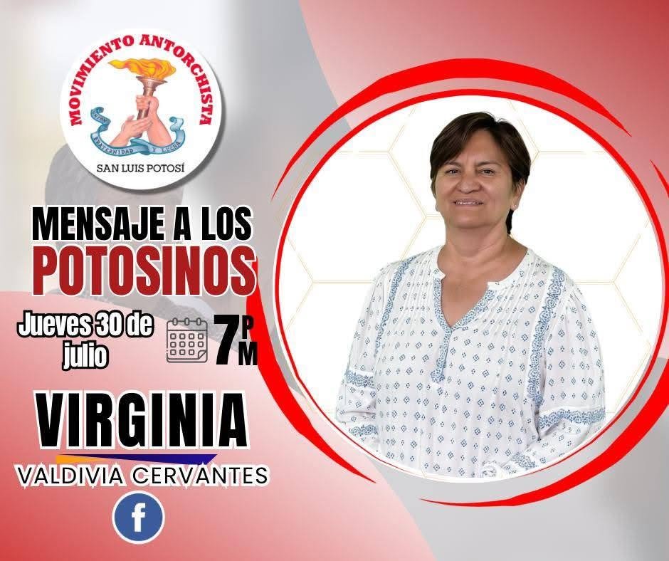 VirgValdCerv's tweet photo. Te invito a seguir la transmisión en vivo del pronunciamiento de esta semana, a través de mi página oficial de Facebook @VirgValdCerv 
Hoy jueves, a las 7Pm.
Estaré atenta a tu comentario 

https://t.co/RBsZk2dTjC https://t.co/DuxjSkF6c8
