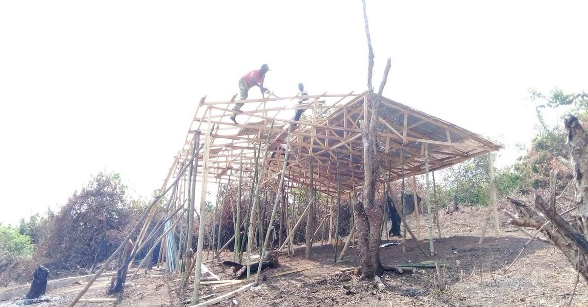 RuralEvangelist's tweet photo. Discipleship center construction ongoing in one of our Rural Outreach.
Jesus is Lord https://t.co/x3dSXbCpFh