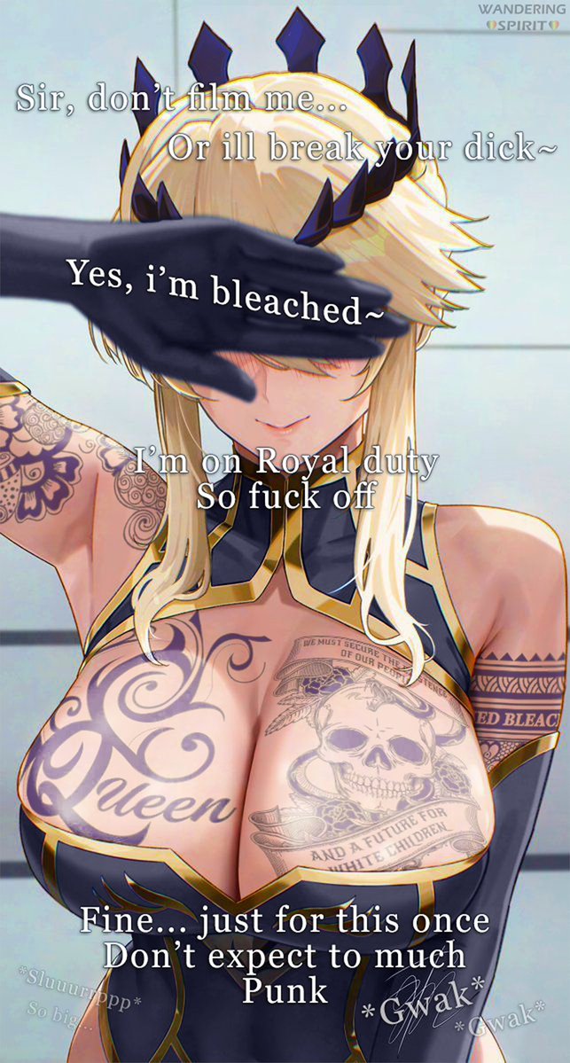 Wandering_2803's tweet photo. #Bleached #BleachedEdit #QoH #BleachedHentai #edit #hentai #porn #qohedit #queenofhearts #waifu #raceplay #bleachedwaifu #Fate #FateGO #FateGrandOrder #artoriapendragon https://t.co/BNABe7Uyd8