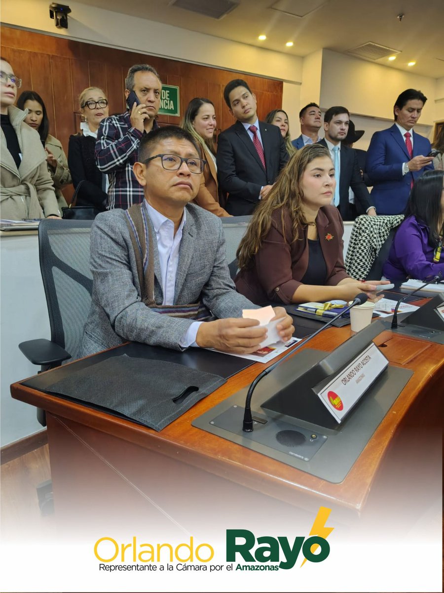 OrlandoRayo_'s tweet photo. Asumimos esta nueva etapa con responsabilidad y compromiso desde la Comisión Cuarta de la Cámara de Representantes, trabajando por los intereses del Amazonas y por decisiones que contribuyan al desarrollo y bienestar de nuestros territorios. ¡La Voz del Amazonas sigue presente en el Congreso!
@infopresidencia @CCongresoCol