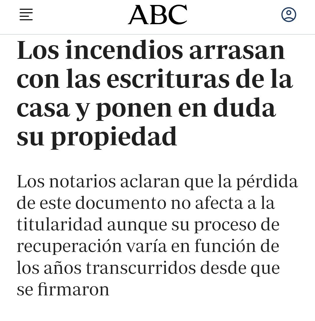 jmcamarero's tweet photo. Compañeros @MananerosTVE @addelagonzalez @rtve Esto de criticar informaciones contrastadas de otros @abc_es, mal: 1) Hay dudas entre los afectados 2) Los notarios aclaran que la titularidad no se pierde. Cuesta tiempo, llamadas y esfuerzo en elaborarla como para tacharme de BULO https://t.co/7gsrGxgiE6