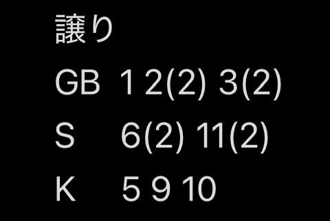 kiririn59's tweet photo. 【交換】  トレカ

◎譲　画像1
※GB、Sは同種を優先しています。

◎求　画像2

本日渋谷、新潟、愛知両日、仙台＞郵送

検索からでもお気軽にリプお待ちしております🙇‍♀️

#鬼龍院翔 #喜矢武豊 #歌広場淳 #樽美酒研二 #ゴールデンボンバー #金爆 #超厄年祭 https://t.co/g7RK9B3zWf