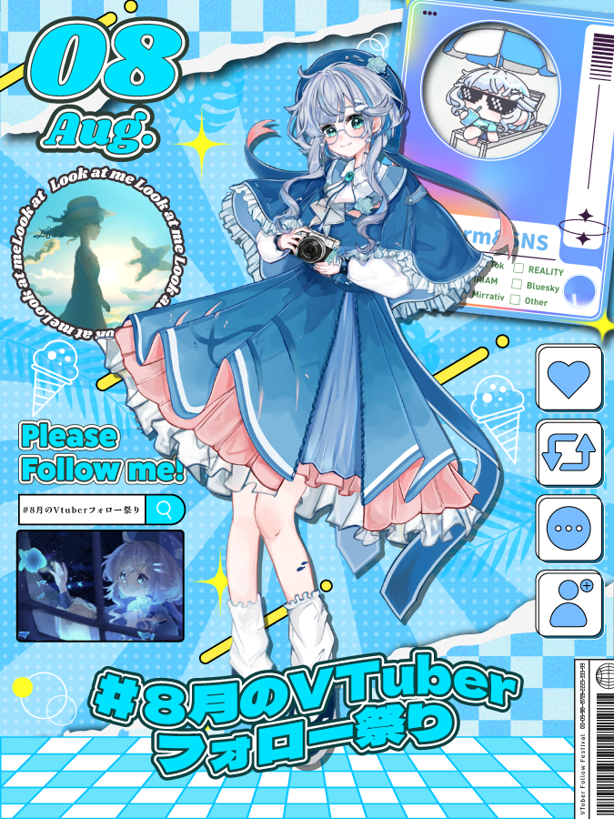 U_sumi_oO's tweet photo. #8月のVTuberフォロー祭り‍

海の生き物と写真を撮ることが大好き
　IRIAM/YouTubeで活動中🐟.ᐟ.ᐟ

🩵ふわふわ動くLive2D
🩵落ち着く安心感のある声
🩵甘嚙みをするぽんこつ
🩵認知力高め⸝⸝꙳

💙💬♻️巡回ꕀ⋆

#Vtuber推し探しにどうぞ 
#IRIAMライバーさんと繋がりたい https://t.co/ycgbse864T