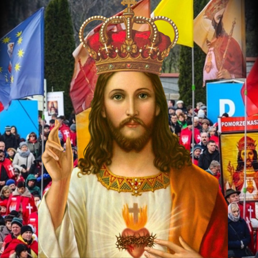 trad_west_'s tweet photo. Poland is today the only country in the world where Jesus Christ is the official King of the Nation.  

On November 19, 2016, on the eve of the Solemnity of Christ the King, the Ceremony of the Acknowledgment of Jesus Christ as King and Lord of Poland was held. https://t.co/jJJqhnvlfv