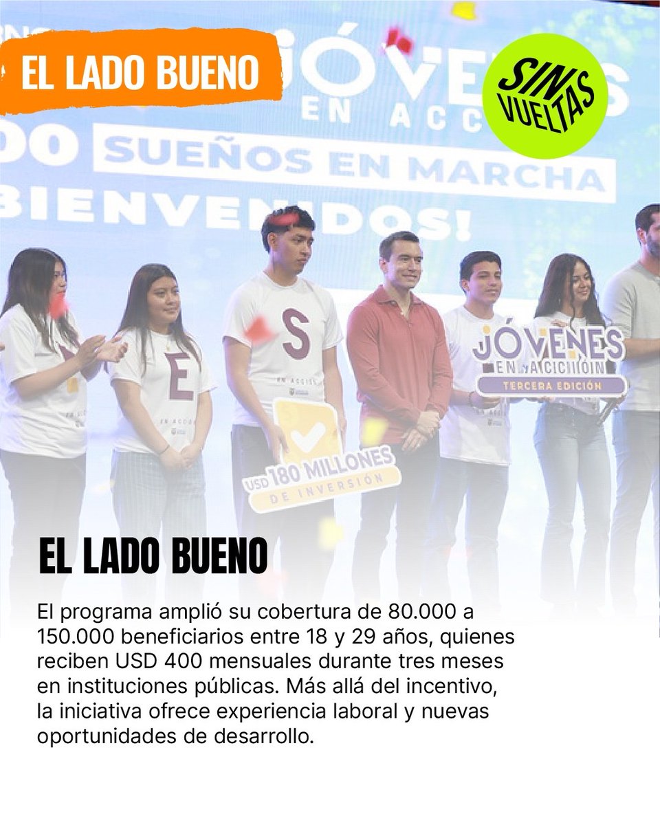 sin_vueltasec's tweet photo. #SinVueltas |  Desde este 30 de julio, 150.000 jóvenes de entre 18 y 29 años dan su primer paso hacia la experiencia laboral. En Guayaquil, decenas llegaron al Gobierno Zonal para registrarse y comenzar su primera oportunidad en instituciones públicas. https://t.co/cU3XmqKVxE