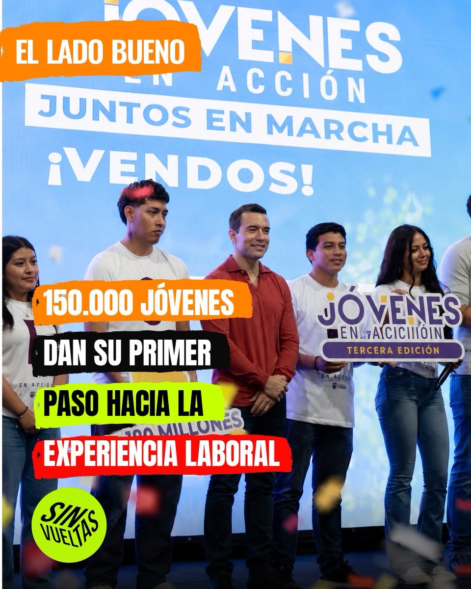 sin_vueltasec's tweet photo. #SinVueltas |  Desde este 30 de julio, 150.000 jóvenes de entre 18 y 29 años dan su primer paso hacia la experiencia laboral. En Guayaquil, decenas llegaron al Gobierno Zonal para registrarse y comenzar su primera oportunidad en instituciones públicas. https://t.co/cU3XmqKVxE