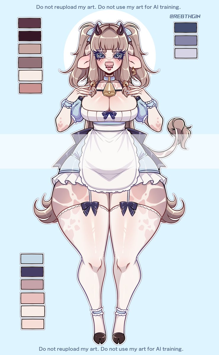 Rebthgin's tweet photo. Adopt open to offerts! Maid cow🩵✨️
Sb starts 5 usd
AB is 190 (commercial use incluided) https://t.co/eW0vqEoodf
