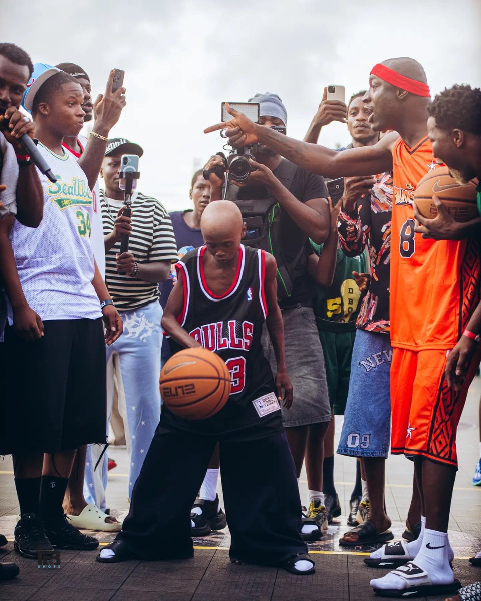 Cleverlydey4u's tweet photo. Carter Efe, Kolu, and DestinedKid hit Rucker Park Africa for a game of basketball today. https://t.co/Ffx15MaHom