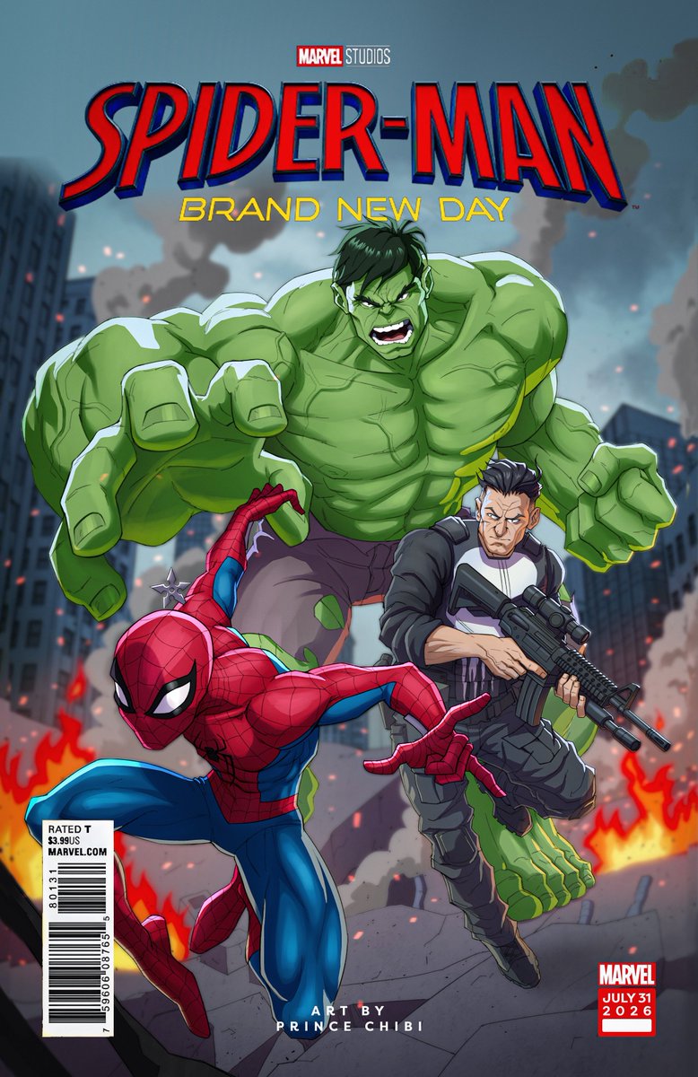 PrinceChibi_'s tweet photo. #SpiderManBrandNewDay tribute cover I made 🕷️🔥

#SpiderMan #ComicArt #MarvelComics https://t.co/pg22X0m2lP