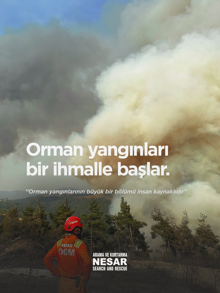 NESAR_SAR's tweet photo. 🌲 ORMANLAR BİR GÜNDE YOK OLMAZ.

Bir kıvılcım…
Bir izmarit…
Bir ateş…
Bir ihmal…

Ve geriye, yılların emeği ile binlerce canlının yaşam alanı kül olur.

Doğayı korumak hepimizin sorumluluğudur.

Lütfen dikkatli ol. Sebep olma.

#OrmanYangınları #DoğayıKoru #YangınaSebepOlma https://t.co/oDLgpptUz3