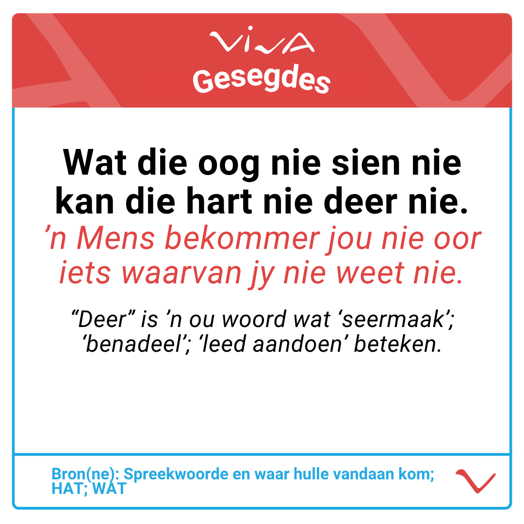 viva_afrikaans's tweet photo. #viva #afrikaans #vivaafrikaans #gesegdes #spreekwoorde #idiome #deer #betekenis #herkoms https://t.co/BYUM3dSiC0