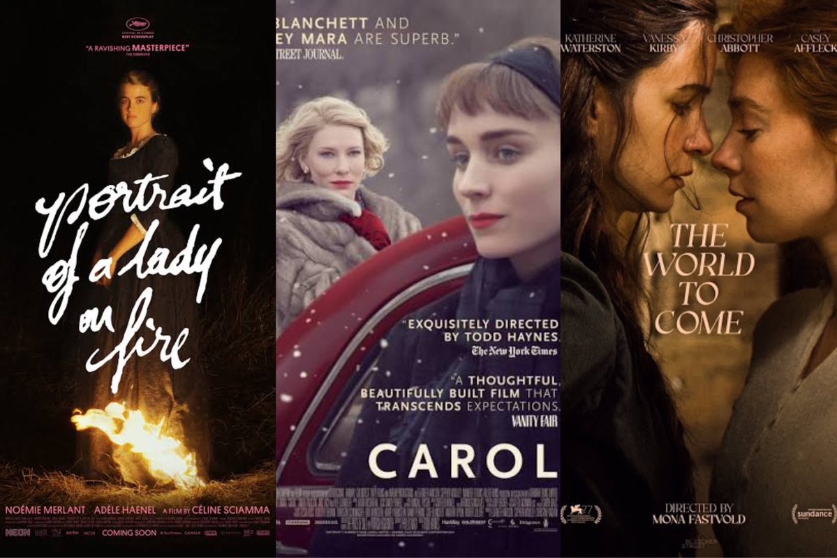 TheCinesthetic's tweet photo. The sapphic period drama trilogy. https://t.co/a50I4nbZqN