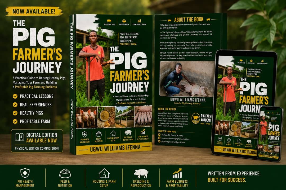 Wills_Exchange's tweet photo. If you want a copy of "THE PIG FARMER'S JOURNEY" 
Where I shared how I started pig farming as young boy.
Get A copy here 👇https://t.co/qlhjypOmiL https://t.co/FAHSkxNU6s