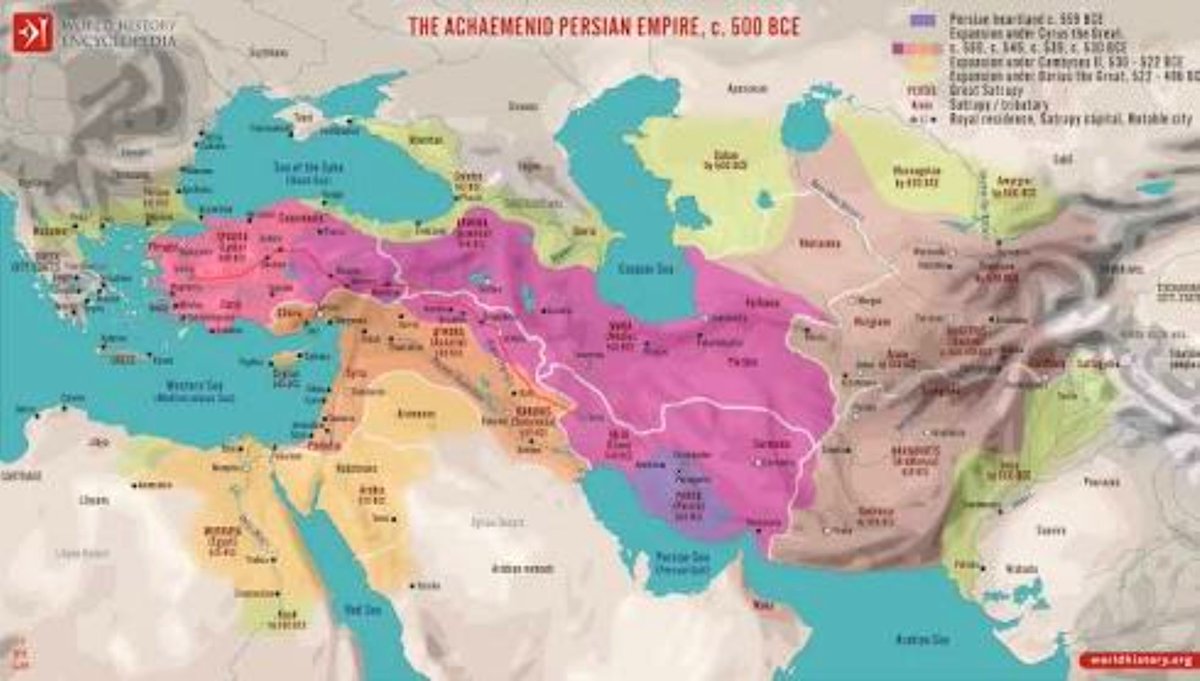 Esmarratic's tweet photo. Indeed. When the INDUS VALLEY was part of the ACHAEMENID EMPIRE (c. 550–330 BCE), IMPERIAL ARAMAIC was the empire's official administrative language &amp; its script was used for official administration and inscriptions in parts of the region alongside local languages. https://t.co/4TAAMAY3At