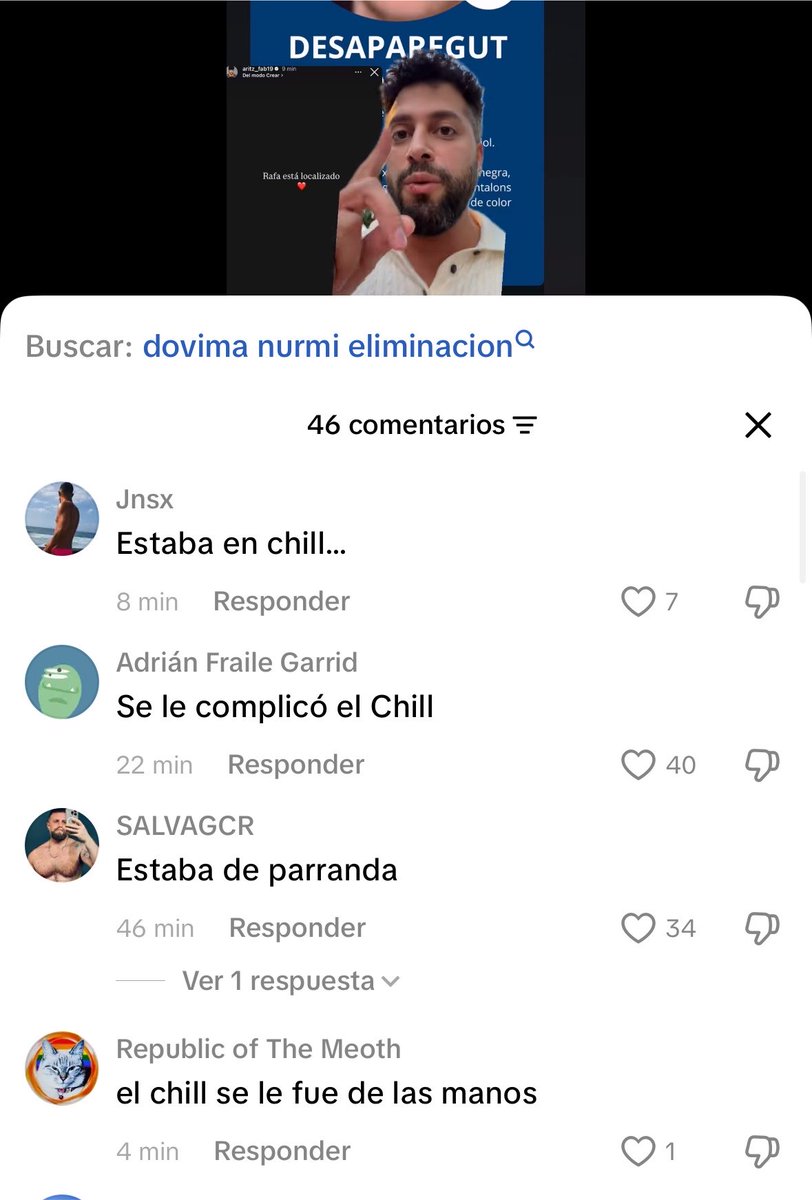 turbogaldxano's tweet photo. Los comentarios del video de Javi de Hoyos de que ya a aparecido la Dovima https://t.co/0mQNuVAWj3