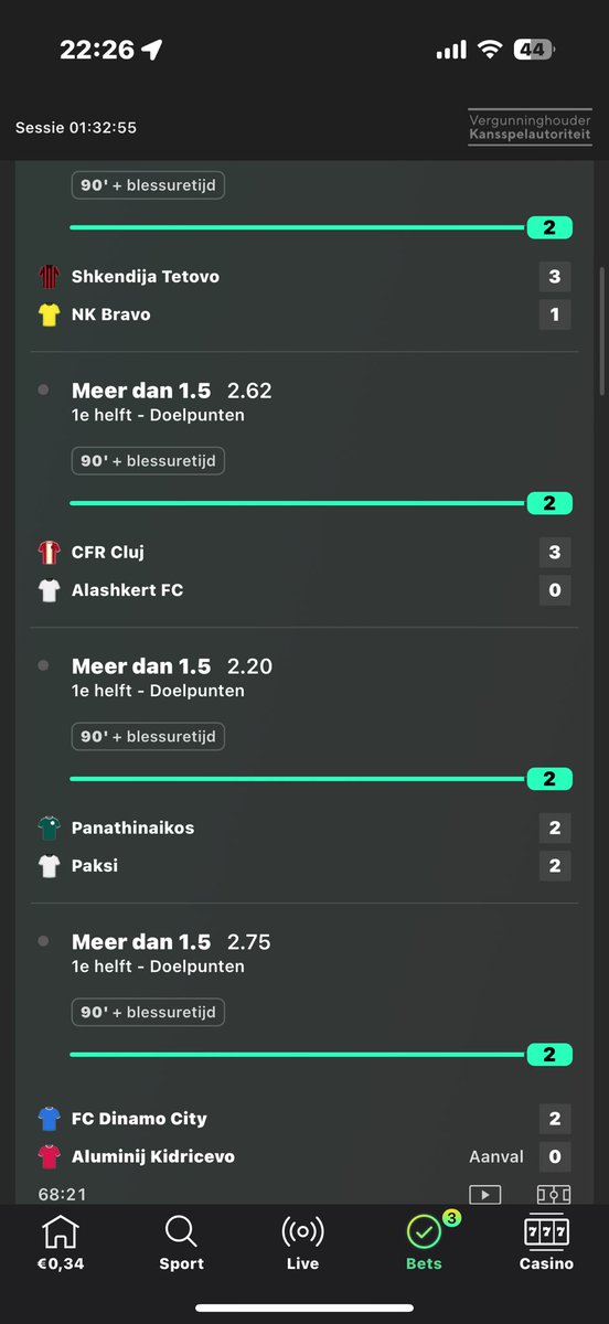 panchitoooo98's tweet photo. Schandalig cash ik een keer uit valt mijn 200 odds parlay kk zooi 😢 https://t.co/PooDkDsjSZ