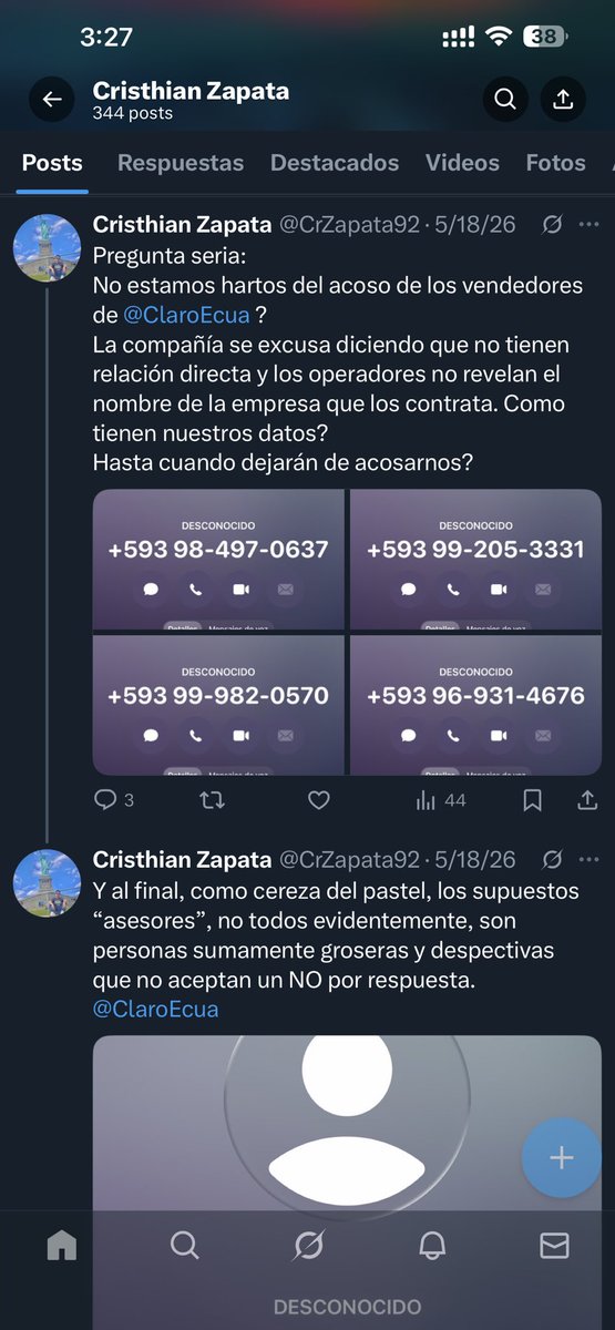 CrZapata92's tweet photo. @paulcarald @ClaroEcua En donde me uno al club de los acosados por @ClaroEcua https://t.co/rD0SflTvpl