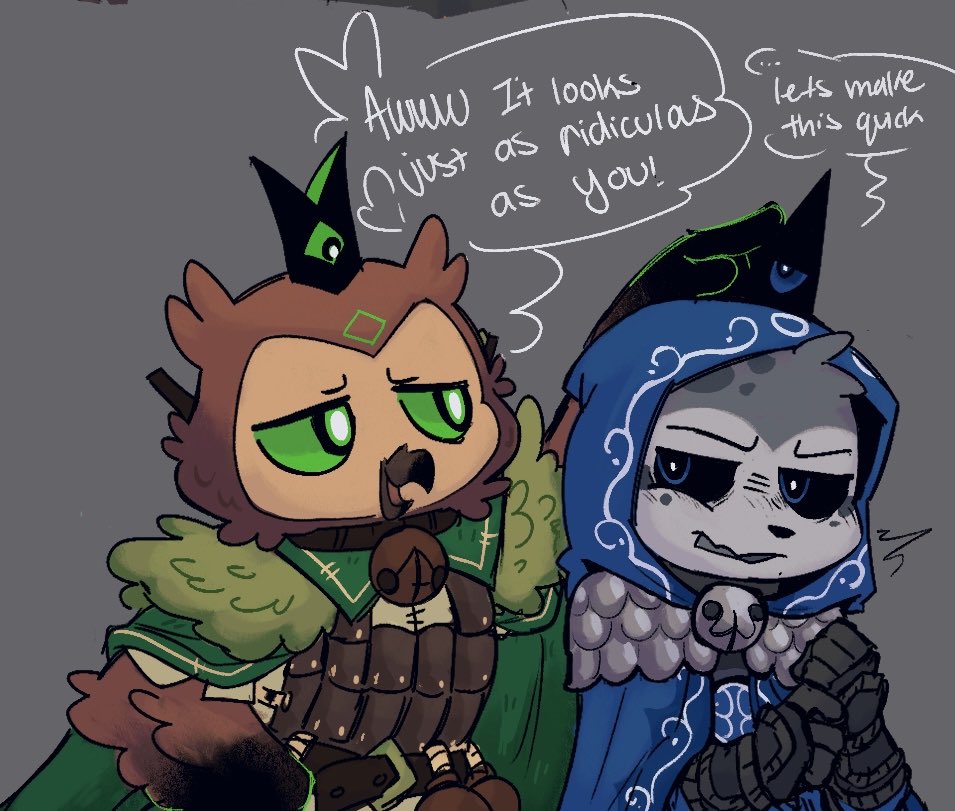ItsANightBees's tweet photo. Kallamars pathetic vessel (COTL au) 
#cultofthelamb #cultofthelambfanart https://t.co/bI6lZdVY6Z