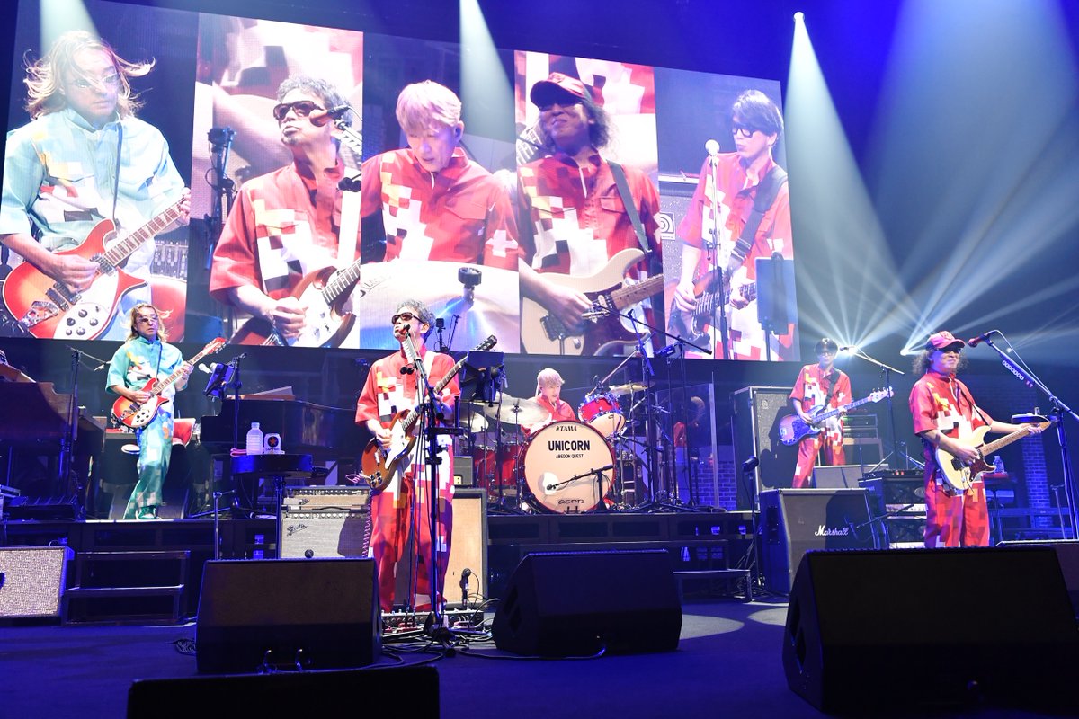 barks_news's tweet photo. ユニコーン、＜ABEDON還暦記念ライブ＞終演後に約3年ぶりアルバムリリースや19公演の全国ツアー開催など新情報続々発表

https://t.co/yr92mac0kS
#ユニコーン #UNICORN #おっさん剣聖 https://t.co/eBUFQ4bBMg