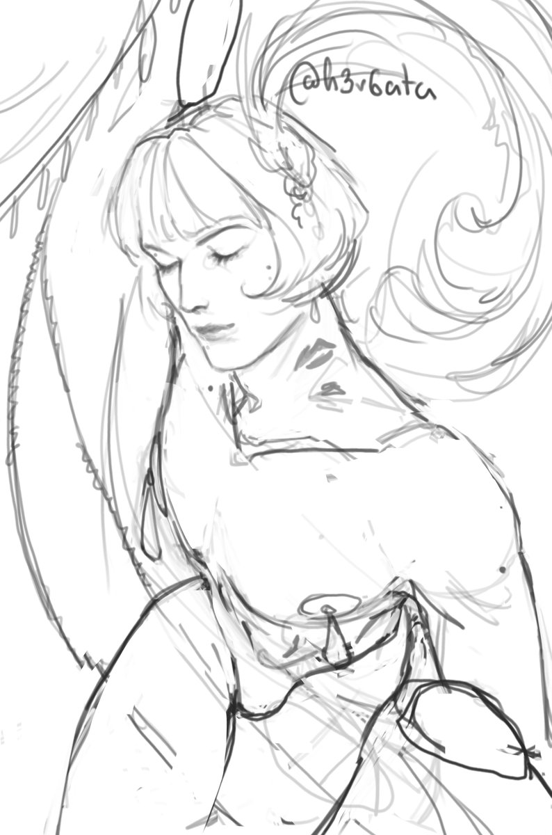 h3r6ata's tweet photo. Bruno burlesque wip comm 🤍 #JJBA https://t.co/NdzlPNQhhq
