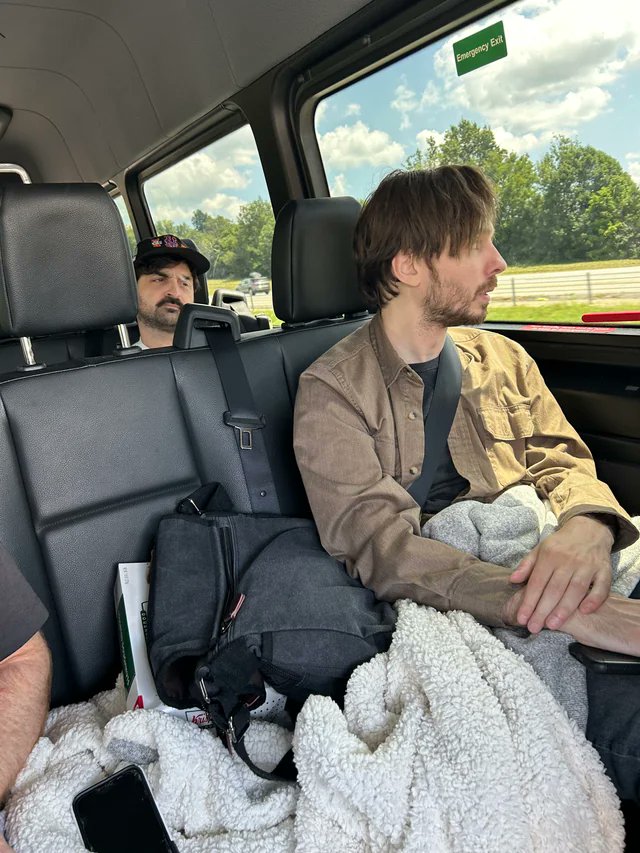 SwizzleDrizzle1's tweet photo. I like how they put vinny's name over his seat. Emergency Exit pls https://t.co/iLeV4VevPU