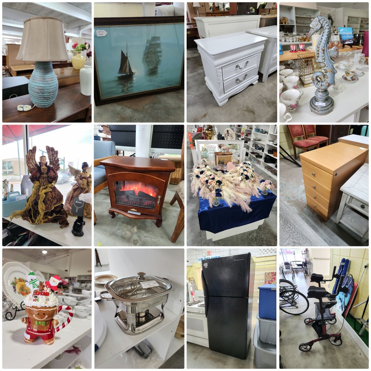 FbcStore's tweet photo. The FBC Thrift Store sales floor is full and we need to make some room.  You'll notice quite a few orange tags in the pics today.  That means $avings for you!  Come on down and check us out!  We open tomorrow at 9am. https://t.co/lllIxsckwh