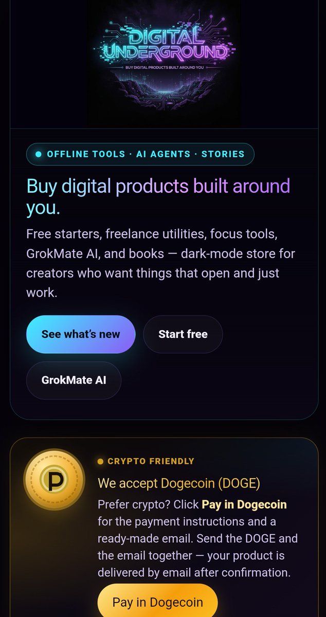 Dogecoin_Degen's tweet photo. Happy to announce we will now also accept Dogecoin as payment.

Cheers😎 https://t.co/Monp4XJpUt