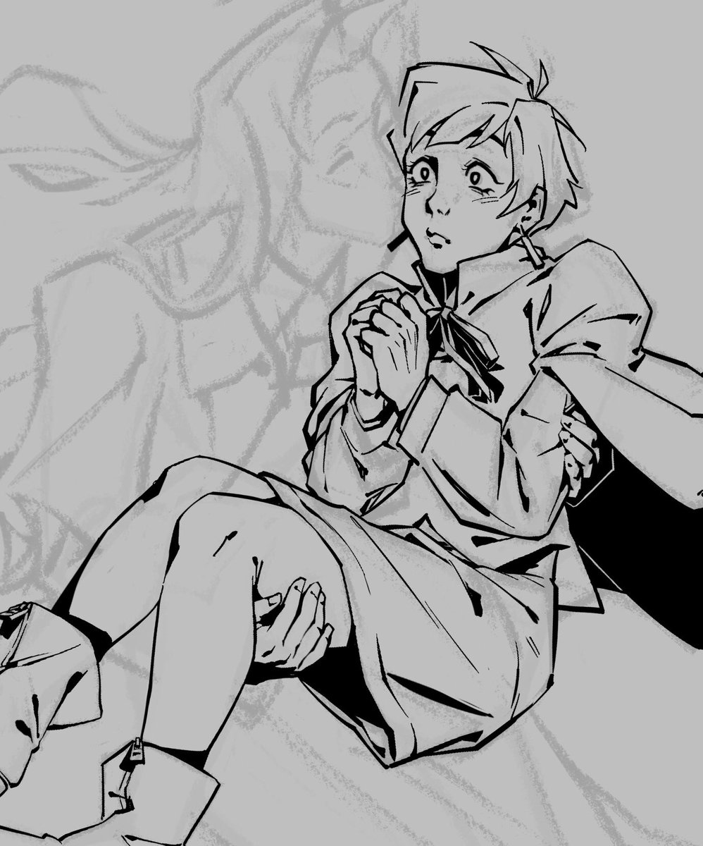 yogurtvigilante's tweet photo. sneak peek of something ive been drawing 👀 

lesbiabs

#trigun #insurancegirls https://t.co/huEVZJeBcl