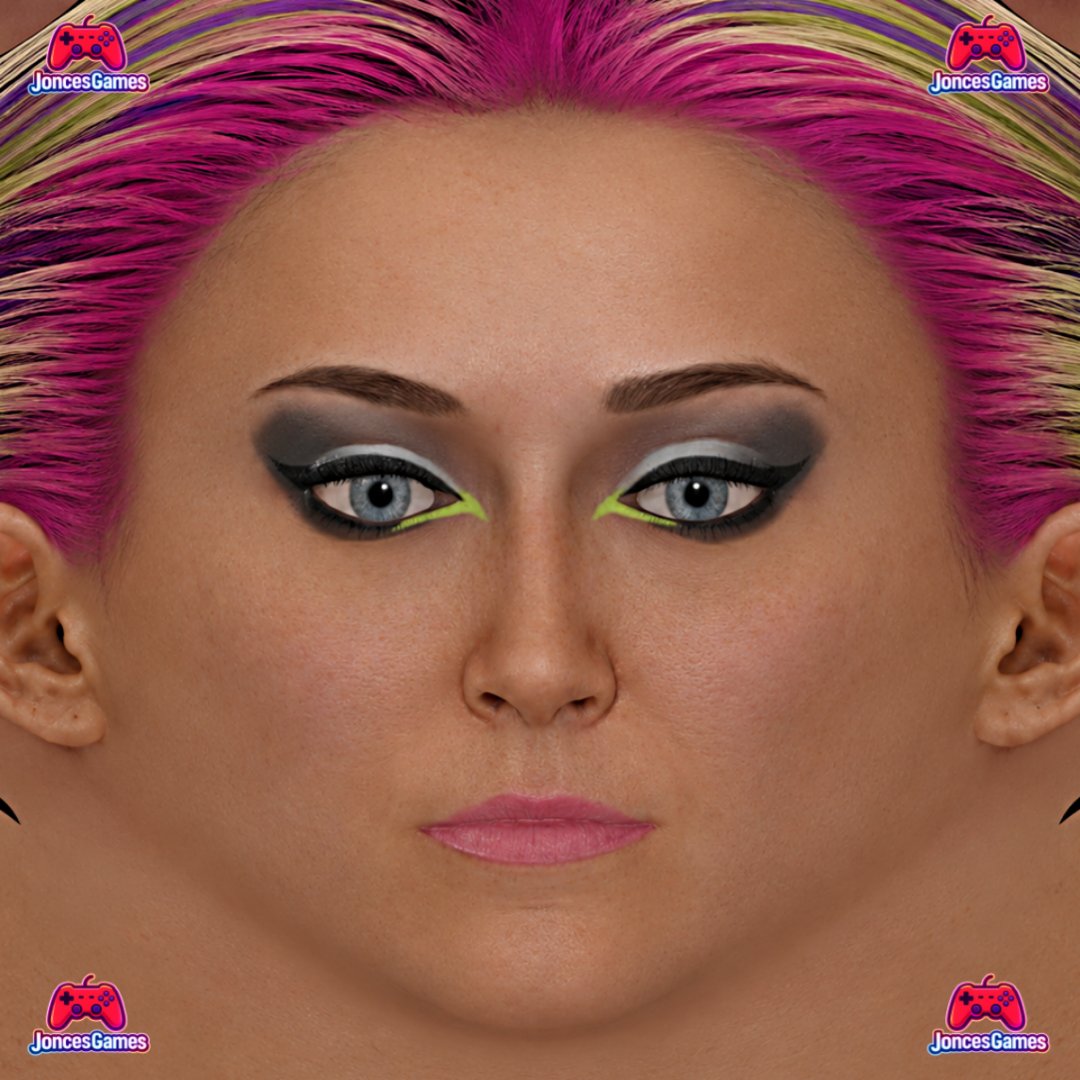 joncesgames's tweet photo. Tegan Nox face texture #WWE2K26 #facetexture https://t.co/7lxZPfI6y1