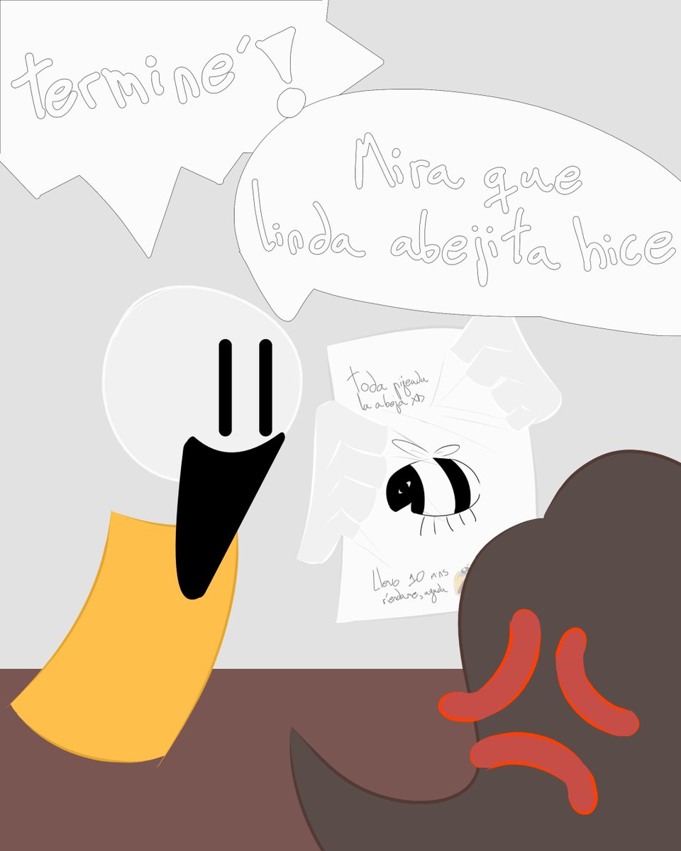 Sam_Fantag's tweet photo. Hice un mini comic con 4 estilos y aún así lo que más me gustó fue la puta abeja xd https://t.co/dMMxRBEJmK