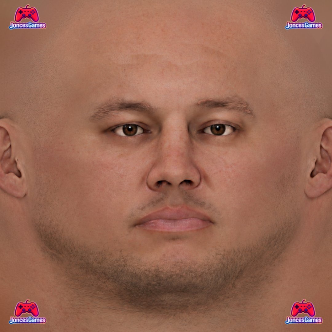 joncesgames's tweet photo. Baron Corbin face texture #WWE2K26 #facetexture https://t.co/dCktyEKCtb
