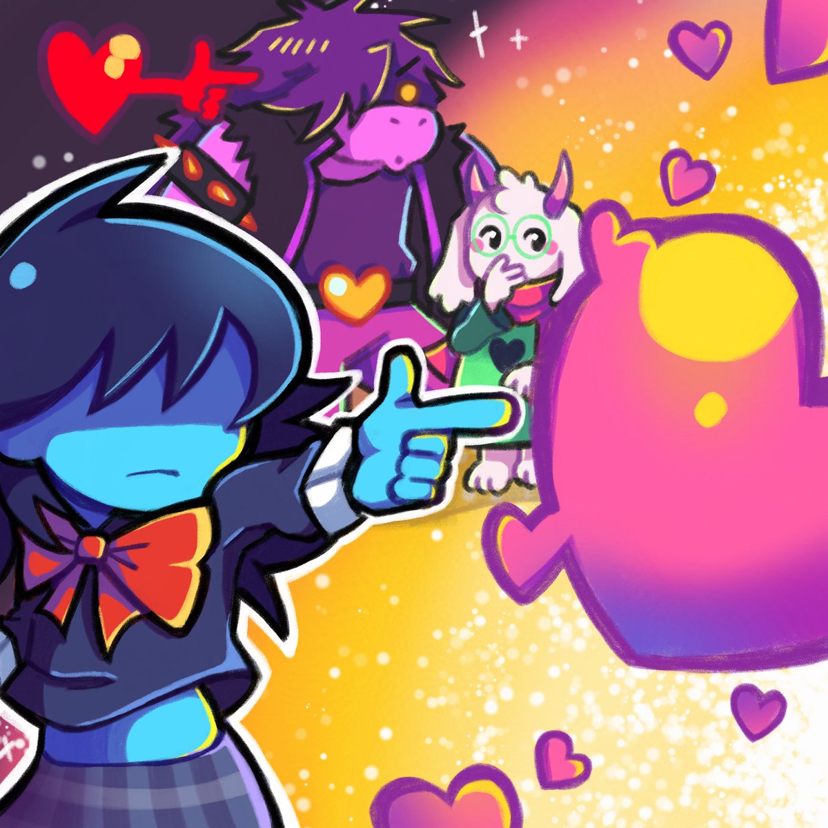 AJbrojoe's tweet photo. Absolute Doki~ Attack 🩷

#deltarune https://t.co/Go6AVs3RAx