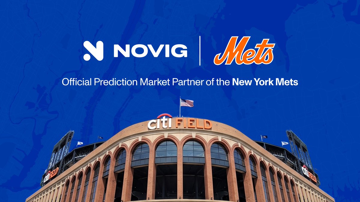 Novig's tweet photo. No fan base is more passionate and opinionated in the world. We couldn't ask for a better fit.

From the first pitch to the final out, Novig is officially along for the ride.

Play ball #LGM https://t.co/pT9IFe8skJ