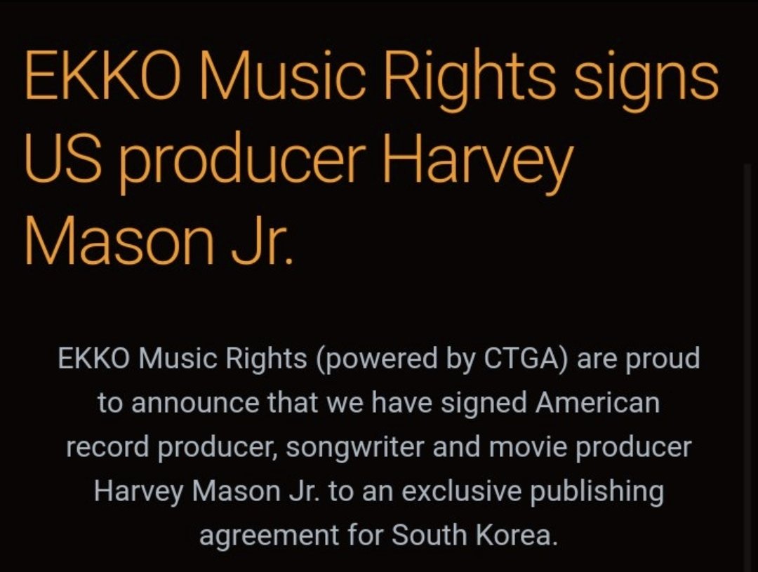 taesoothe's tweet photo. Harvey Mason Jr. read Grammys CEO produced 20 works for 11 different SM acts and a business with SM. More than a decade of lucrative relationship with the most famous for criminal bribery company in music industry.

For the past 6+ years SM has been submitting to Grammys anything they could and failing to achieve even one single nomination.

This year, their buddy Grammys CEO implemented an Asian segregation category and is fighting tooth and nail for it. For arguably the only chance for his long time close SM friends to earn any Grammy title.

11 different SM acts.

The corruption goes way deeper than we know.