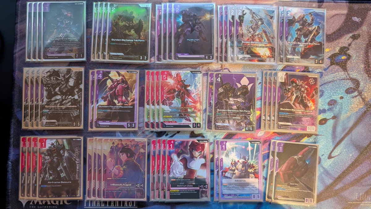 vortex_tcg's tweet photo. Won locals with 🟪🟥 Saviour Tekkadan!
G1: 🟪🟥 CB
G2: 🟩🟥 Clan
G3: 🟦⬜ Strike Freedom
G4: 🟦⬜ Strike Freedom
Deck ran well today! Made some changes to the deck, adding the 2nd &amp; 4th forms into the deck to survive the saviour turn. Ggs!
#gcg #gundam #gundamcardgame https://t.co/JY1rtixrmH