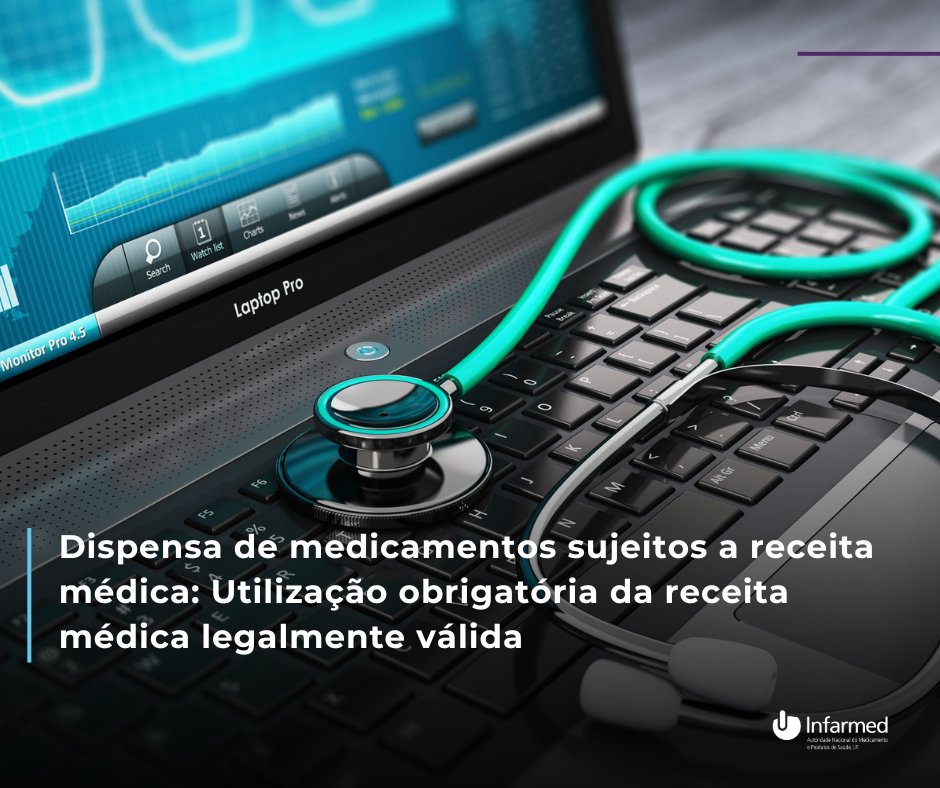 INFARMED_IP's tweet photo. Dispensa de medicamentos sujeitos a receita médica: Utilização obrigatória da receita médica legalmente válida
https://t.co/51RuI1ZuZj
#infarmed #SPMS #ACSS #medicamentos #dispensademedicamentos #receitamedica https://t.co/7FmlsgnV0f