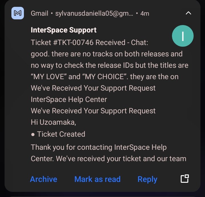 Ellasworld01's tweet photo. @InterSpaceGroup Please I have created a ticket concerning this, kindly look into it and get this thing rectified ASAP.
the ticket ID is; Ticket #TKT-00746 https://t.co/6gnvUN8B0D
