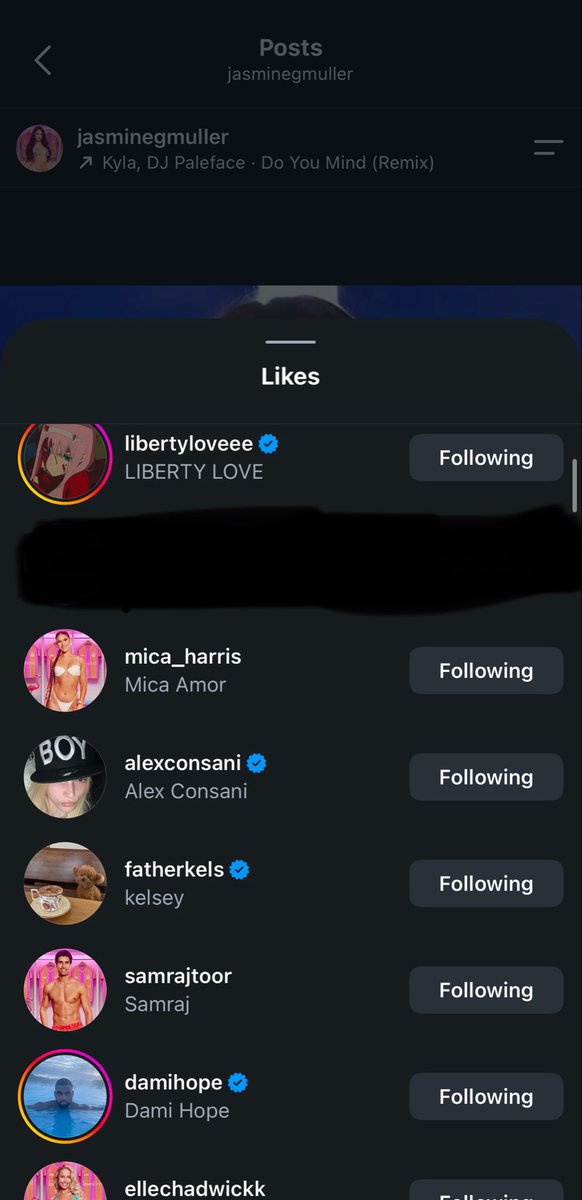 imbarbedup's tweet photo. OMG ALEX CONSANI LIKED JASMINES RECENT INSTAGRAM POST!!!!!!#loveislanduk #loveisland https://t.co/uegFjRab4F