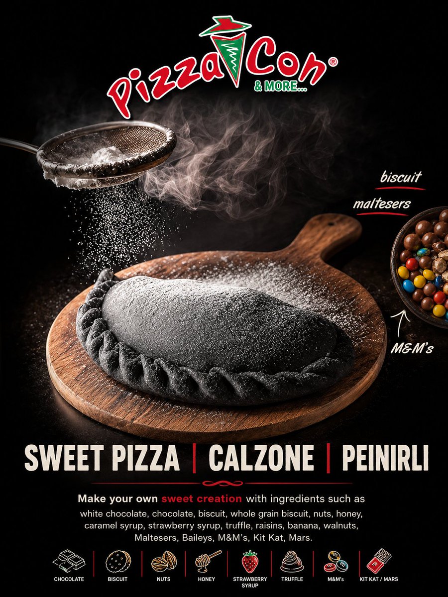 pizzacon's tweet photo. Sweet Calzone in Smoky Spotlight https://t.co/CgI3656YI2 https://t.co/U2hIMybDMA