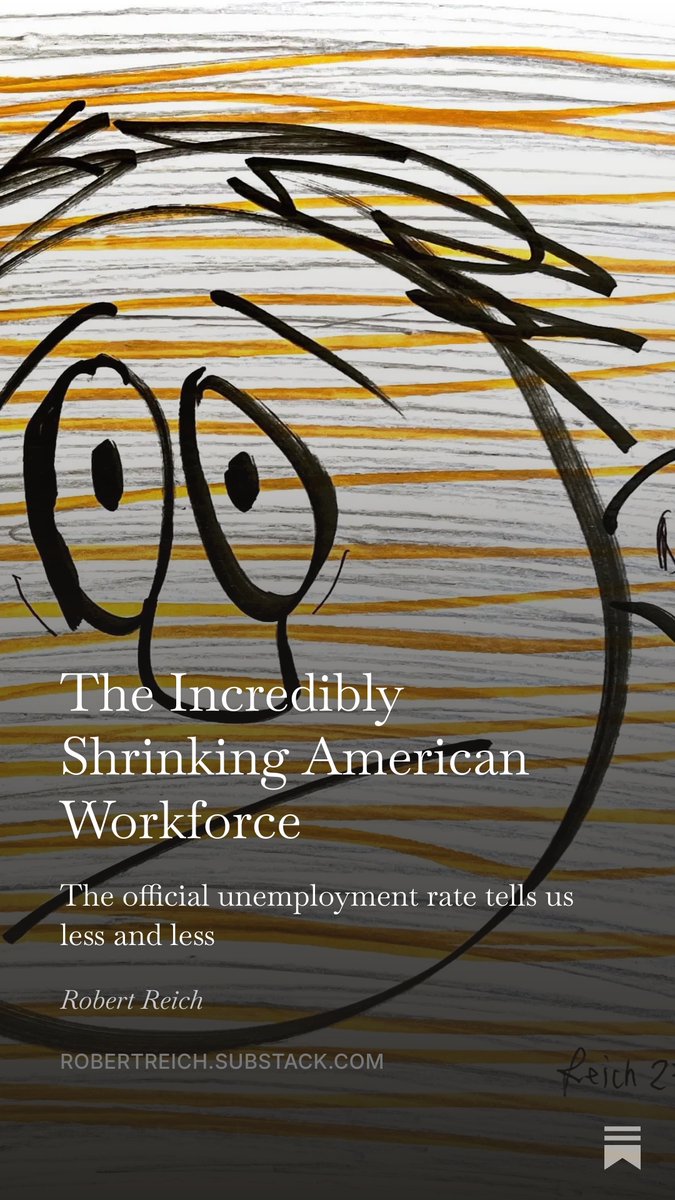 RBReich's tweet photo. The best measure of how America is doing isn’t the unemployment rate, or the stock market, or GDP growth.

It’s how well most Americans are living. 

And the reality is that most Americans are struggling. 

https://t.co/LVlFrokyZP https://t.co/g9qRu1cYWS