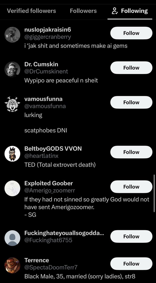 FuncleMedias's tweet photo. CYCLOPS CLAIMS TO BE ANTI-RACISM BUT FOLLOWS NAZIS… WHAT DID HE MEAN BY THIS? https://t.co/MI3Ufnsvia